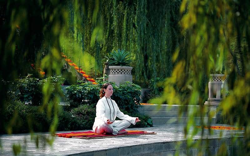 Meditation at a Wellness Retreat