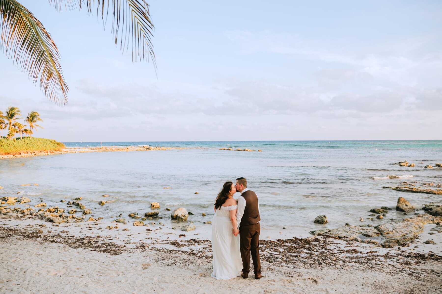Wedding Photo on the Beach in Mexico