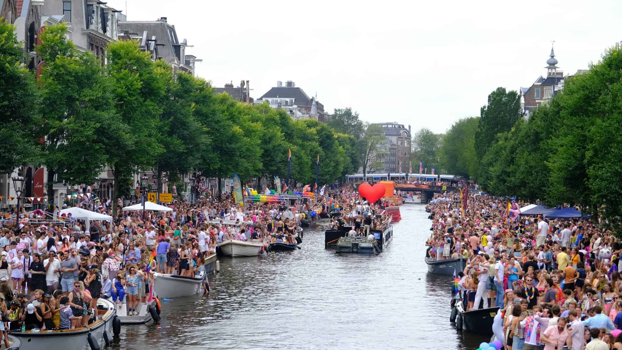Canal Pride Parade in Amsterdam