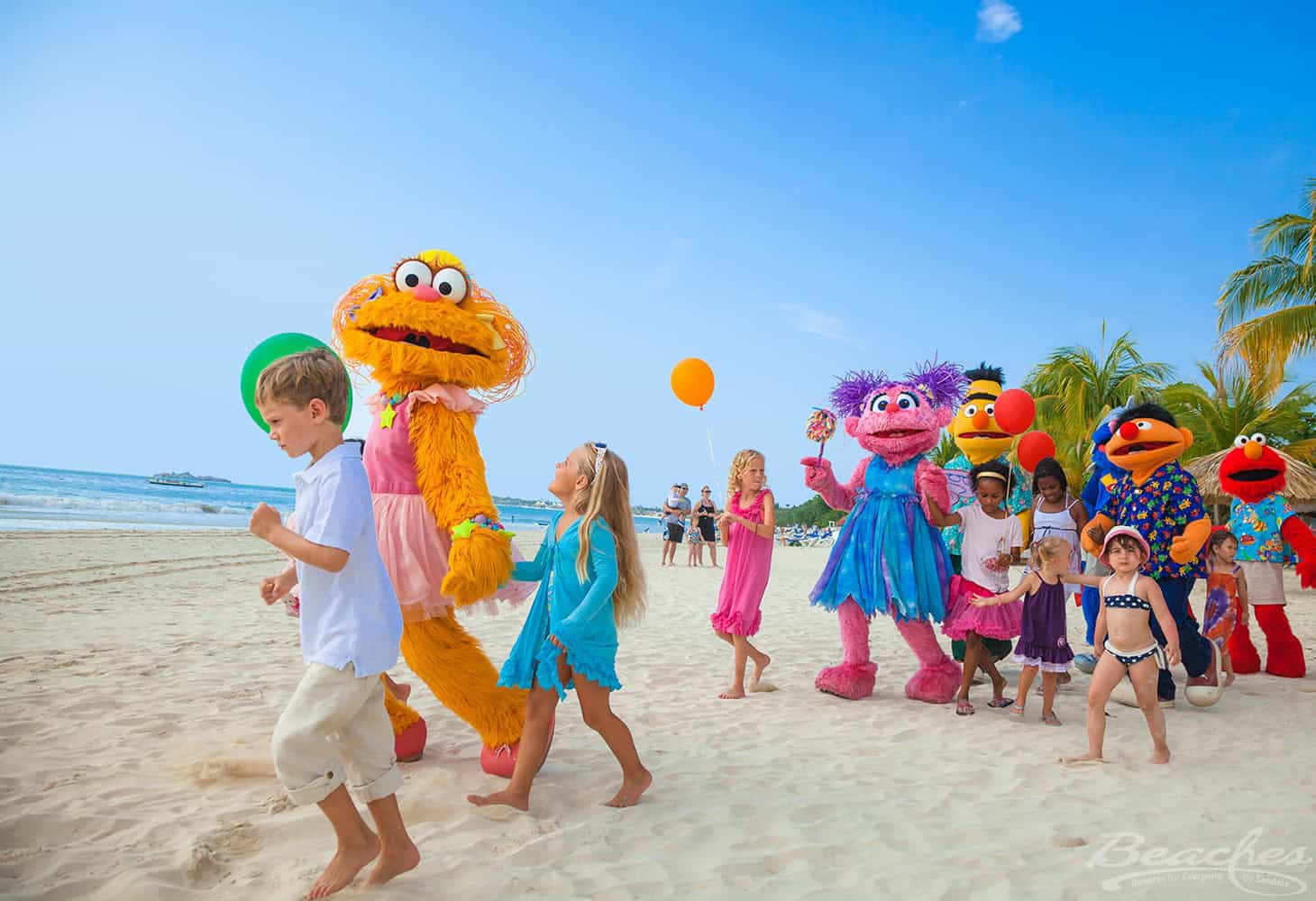 Hang out with Elmo on your next vacation with a baby club!