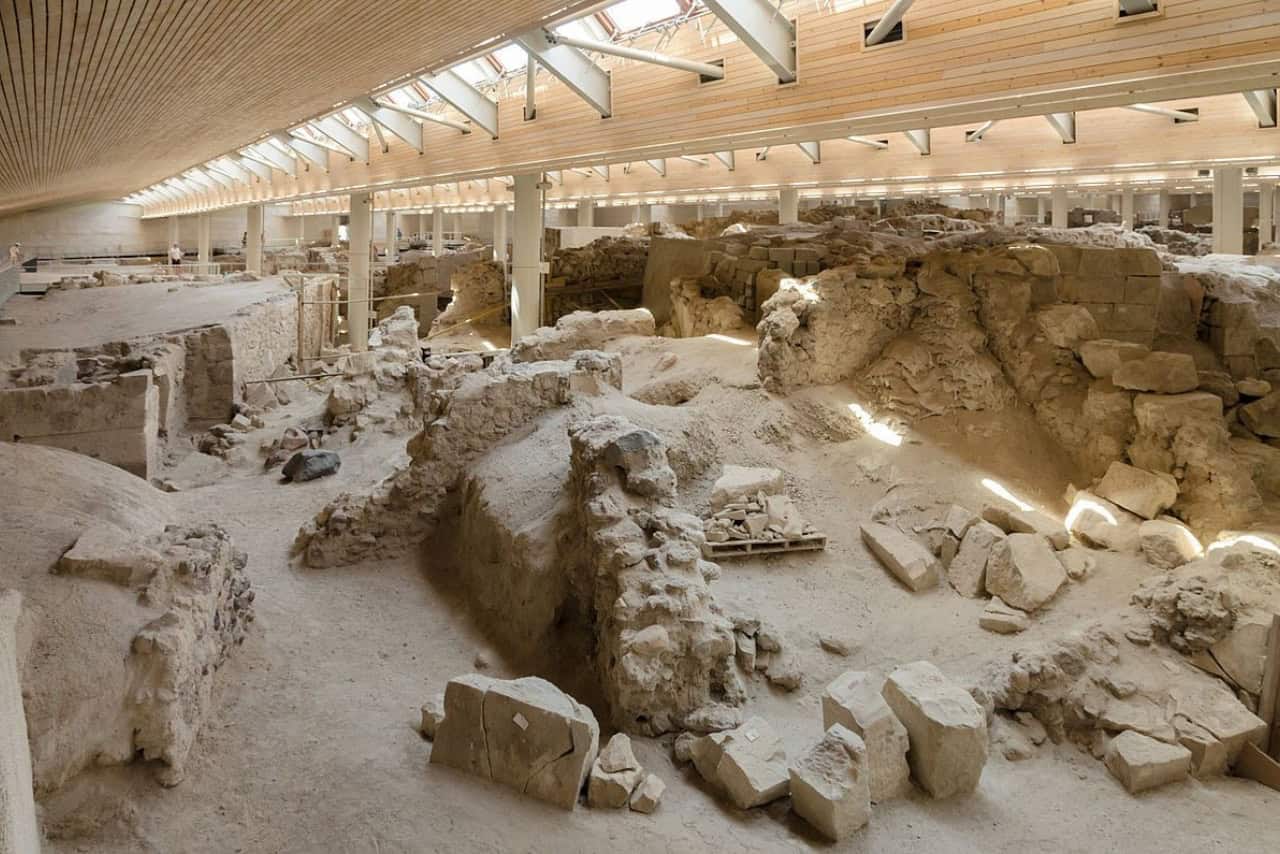 Akrotiri in Santorini